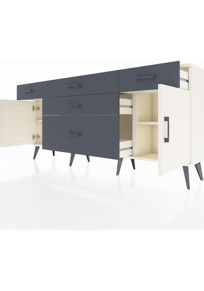 Arges Konsol 2 Raflı 5 Çekmeceli 2 Kapaklı 176x30x83 Aytaşı-aytaşı/antrasit Aytaşı/antrasit Arges Konsol 2 Raflı 5 Çekmeceli 2 Kapaklı 176x30x83 Aytaşı-aytaşı/antrasit Aytaşı/antrasit