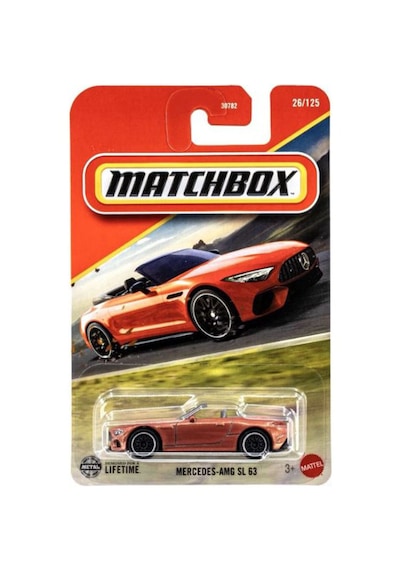 Matchbox Mercedes Amg Sl 63 1/64 Yurt Dışı Uzun Kartonet - 2025 Serisi Turuncu