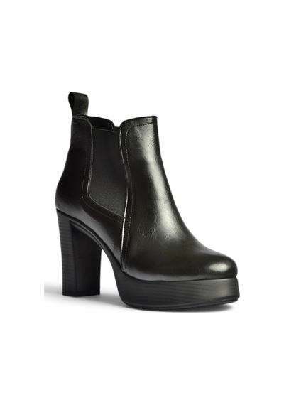 Fox Shoes Z996291509 Siyah Kalın Topuklu Kadın Bot