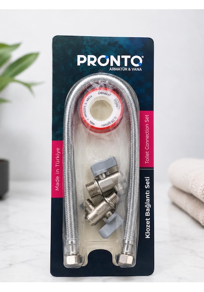 Pronto Klozet Bağlantı Seti Krom