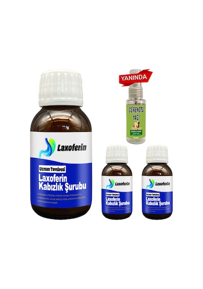 Laxoferin Şurup 3 Adet Yanında Çörek Otu Yağı