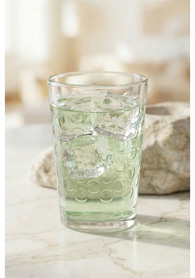 Lav Sedef Cam Su Bardağı 6'lı 205 ml