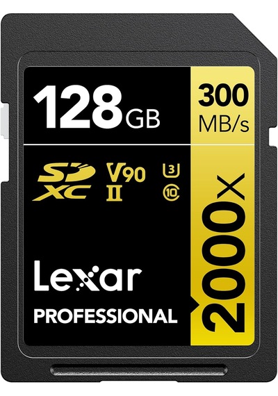 Lexar 128gb Professional 2000x Sdhc Uhs-ıi Cards, Up To 300mb/s R