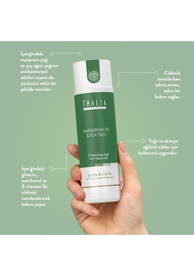 Thalia Akne Gidermeye & Gözenek Sıkılaştırmaya Yardımcı Yüz Yıkama Jeli 200 ML