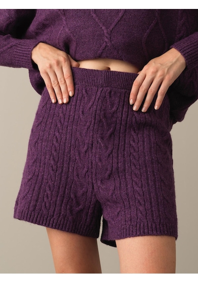 Xint Mor Regular Fit Triko Şort 850855