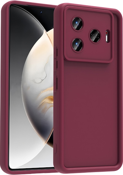 Tecno Camon 30 Pro 5g Kılıf Kamera Korumalı Zore Ananas Kapak Mürdüm