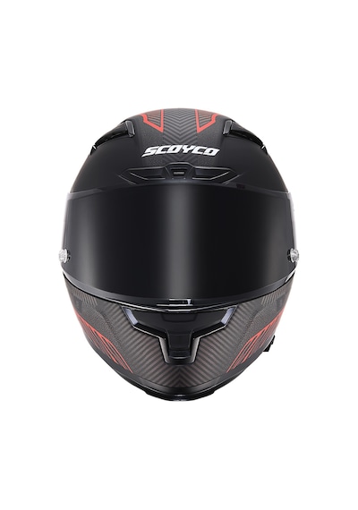 Motoanl Full Face Ce Yüksek Güvenlikli Motor Kaskı Freedom Edition Siyah Kırmızı