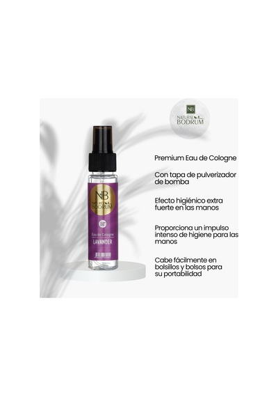 Lavander Kolonyası 60 Ml Sprey Fransız Lavandersı Cep Boy Seyahat Hediyelik %80 Alkollü