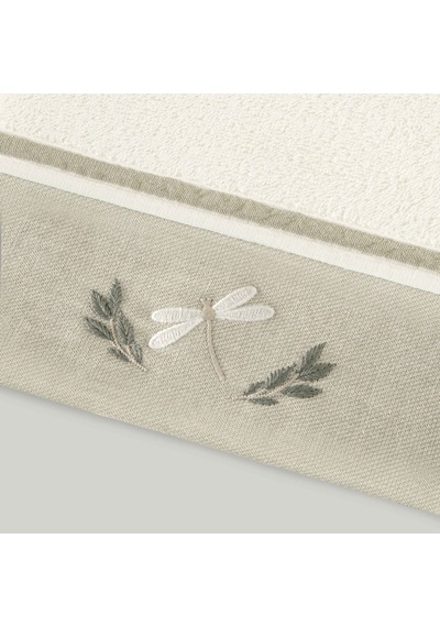 Linens Olivea Bambu 50x85 Cm Yüz Havlusu Ekru Ekru