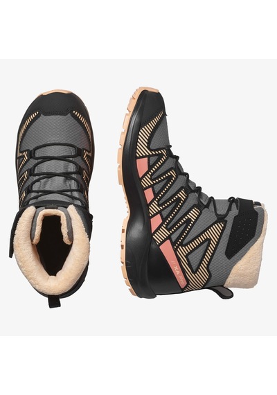 Salomon Xa Pro V8 Winter Waterproof Çocuk Bot-30729 Gri