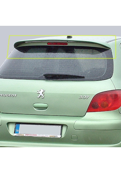 Peugeot 307 Spoiler. 307 Spoyler. Abs Plastik. Boyasız