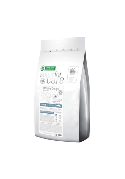 Nature's Protection Superior Care Beyaz Tüylü Köpekler İçin Tahılsız Balıklı Küçük Irk Köpek Maması 17kg