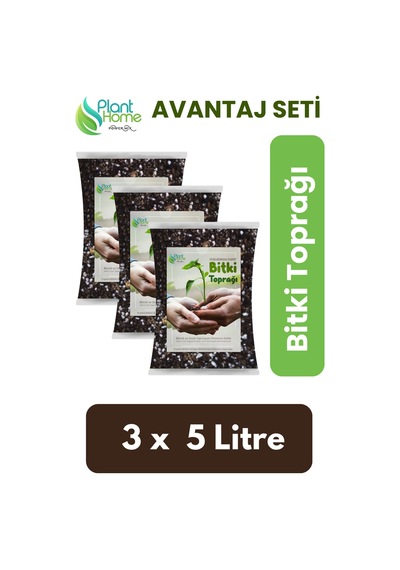 15 Litre Premium Bitki Toprağı - Böcek Sinek Yapmayan Karışım Diğer