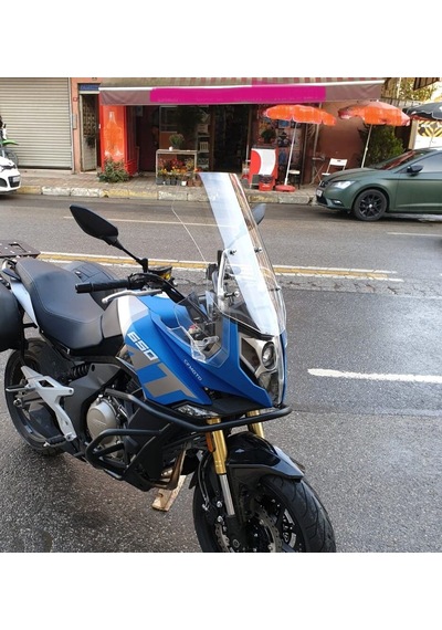 Motocam Cf Moto 650 Mt Ön Cam 2016-2026 Model 56cm Şeffaf Renkli 4mm