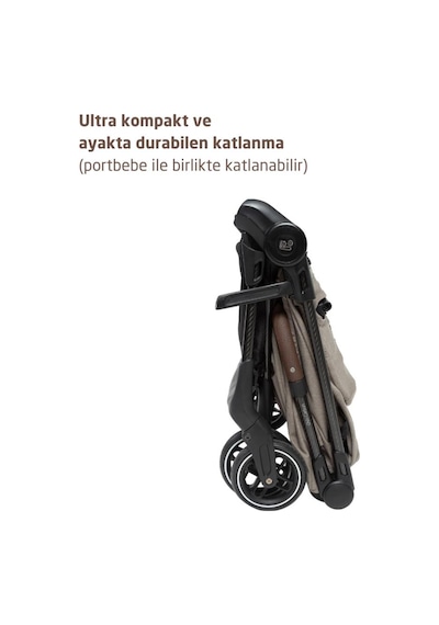 Maxi-Cosi Oslo Carbon 5,6 kg Ultra Hafif Premium Kabin Boy Bebek Arabası Twillic Truffle
