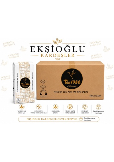 Tea1986 Siyah Çay 12 X 500 G 6 Kg