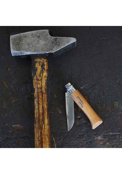 Opinel Kamp No 9 Kayın Saplı Karbon Çelik Çok Renkli