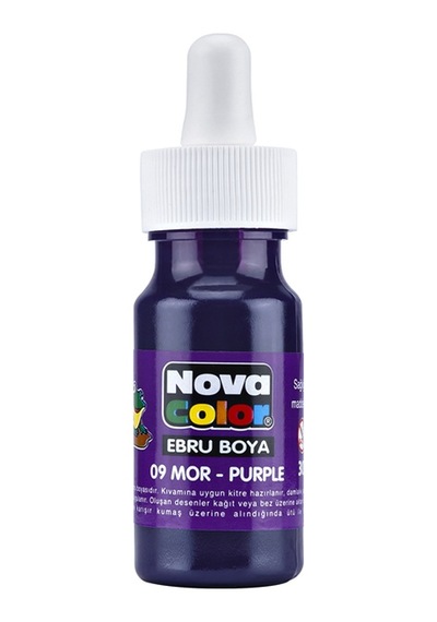 Nova Color Ebru Boya Mor Nc-248 Çok Renkli