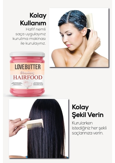 Love Butter Strawberry & Watermelon Hair Food Saç Maskesi 190 ML