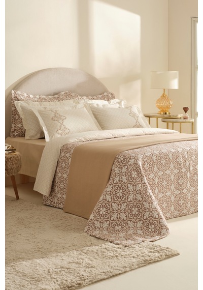 Karaca Home Luvina 8 Parça Çift Kişilik Summer Set Bej Bej