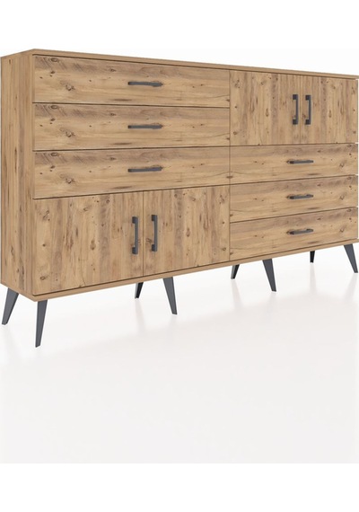 Arges Konsol 2 Raflı 6 Çekmeceli 4 Kapaklı 176x30x99 Çam-çam Atlas Çam/atlas Çam - Atlas Çam Arges Konsol 2 Raflı 6 Çekmeceli 4 Kapaklı 176x30x99 Çam-çam Atlas Çam/atlas Çam - Atlas Çam