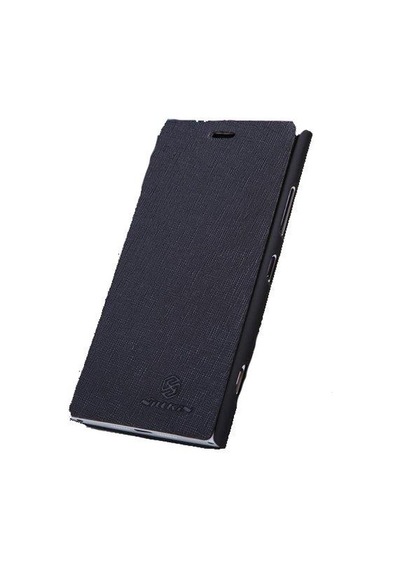 Nillkin Lumia 920 İle Uyumlu Yana Açılan Kapaklı Kılıf Siyah Renk