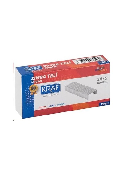 KRAF ZIMBA TELİ 24/6 STAPLES 1000'Lİ 235 G