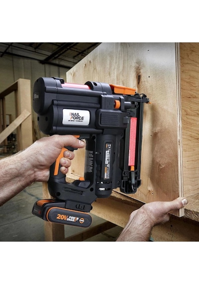 Worx Wx844.9 20volt 16-40mm Profesyonel Şarjlı Zımba Makinesi + 2700 Adet Yedek Zımba Akü Dahil Değ