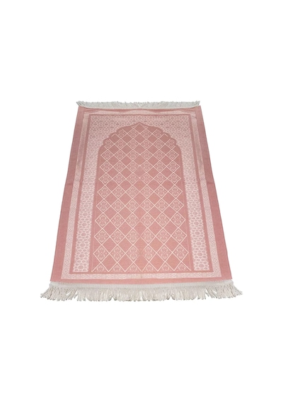 Selçuklu Desenli Astarlı Seccade Pembe Pembe