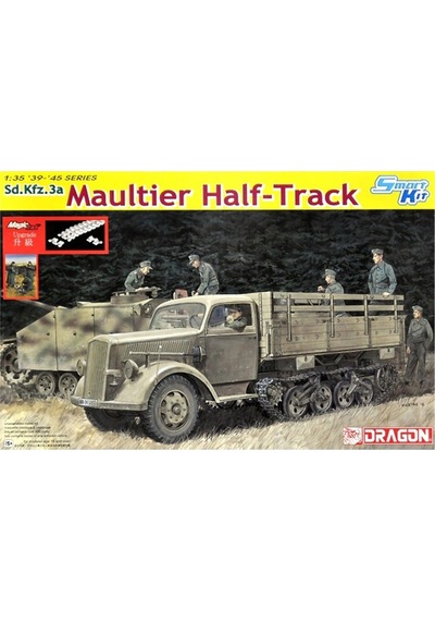 Dragon 6761 1/35 Ölçek, Opel Maultier Yarı Paletli Alman Kamyonu, Plastik Model Kiti-59425