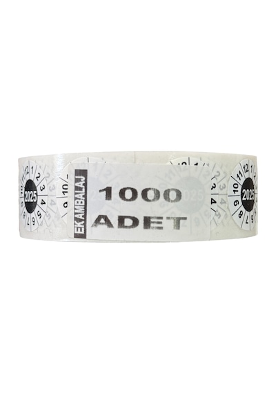 Yangın Tüpü Tarih Etiketi 2025 1000 Adet Araç İçin Ev İçin İş Yeri İçin