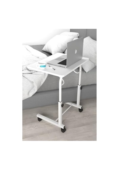 Eğim Ve Yükseklik Ayarlı Tekerlekli Laptop Sehpası