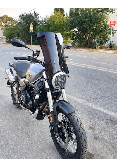 Motocam Voge Acx 525 Ön Cam 2023-2026 Model 58cm Siyah Renkli 4mm