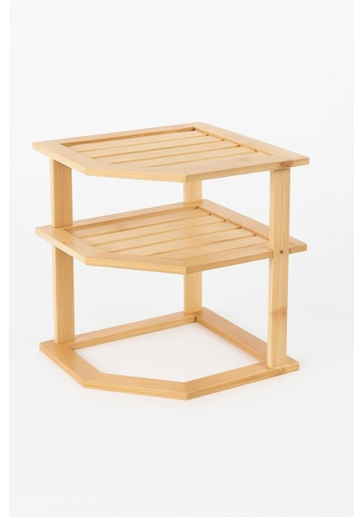 Makri Home Bambu 3 Katlı Mutfak & Banyo, Mutfak Düzenleyici Organizer, 23 Cm 25 Cm 25 Cm Ahşap