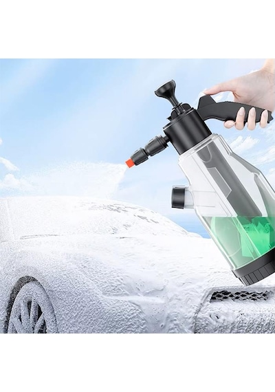 Coofbe Yüksek Basınçlı 2litre Ev Bahçe Temizlik Araç Yıkama Köpük Püskürtücü Otomatik El Pompası