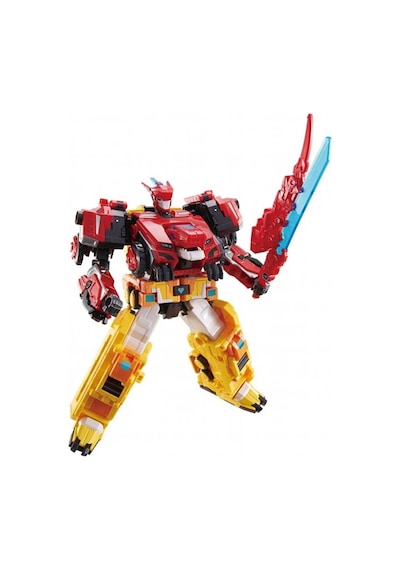 Dinoster Heroes Raptor Tron Dönüştürülebilir Büyük Robot Figür Dev Robot