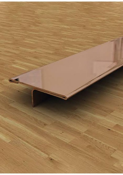 Kapı Eşik T Profili Bakır Bronz İnoks Metal Renk 244 Cm