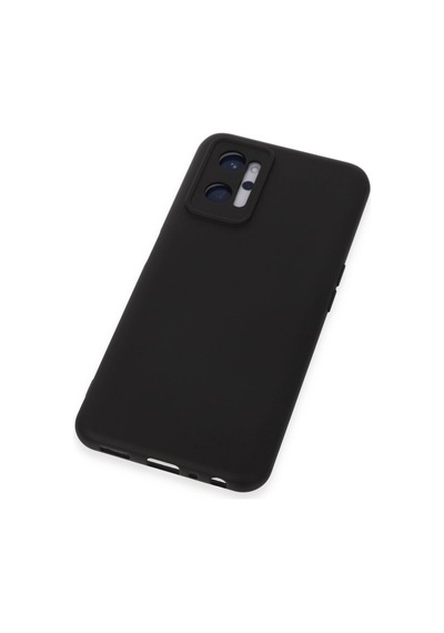 Realme 9i 4g Kılıf Nano İçi Kadife Silikon - Siyah -