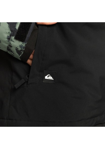 Quiksilver Mission Printed Block Erkek Snowboard Montu Yeşil