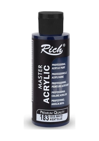 Rich Akrilik Boya 120Cc Gece Mavisi 183