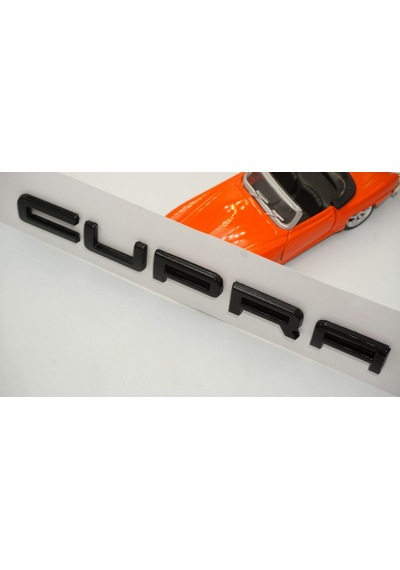Seat Leon Cupra Bagaj Parlak Siyah Abs 3M 3D Yazı Logo Amblem