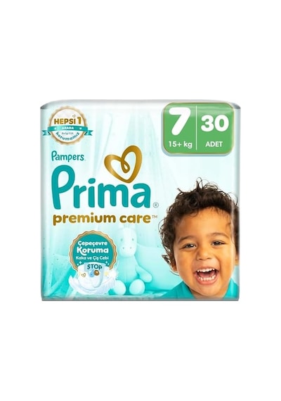 Bebek Bezi Premium Care 7 Numara 30 Adet Ekonomik Paket