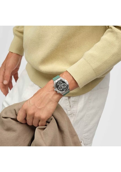 Swatch Yvs525 Carbonic Green Erkek Kol Saati