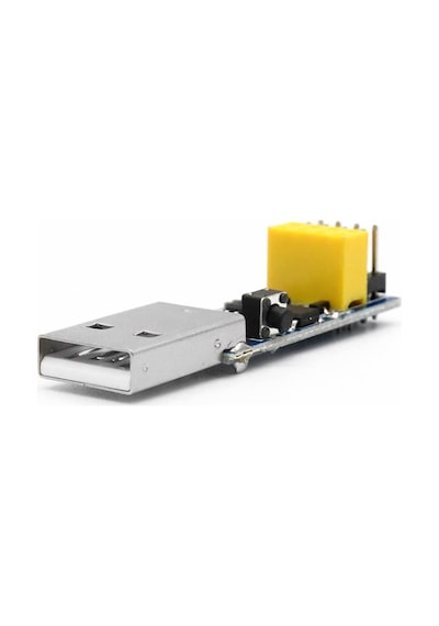 ESP-01 CH340 Usb Bağlantı Adaptörü Reset Butonlu Esp01 Esp8266 Esp-01s Wifi Modül Ayar Firmware