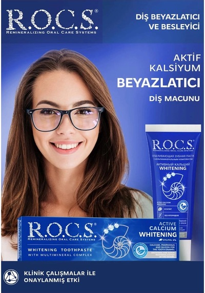 R.o.c.s. Aktif Kalsiyum Beyazlatıcı Diş Macunu 94gr