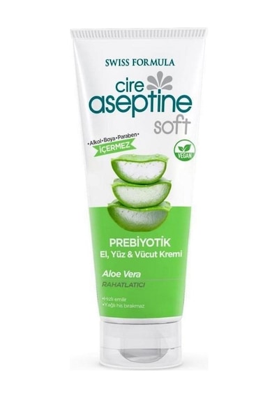 Cire Aseptine Soft Prebiotik Aloevera 75 Ml Tüp
