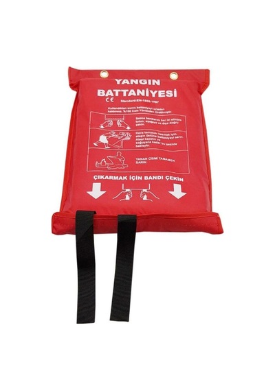 Topcraft Çantalı Yangın Söndürme Battaniyesi 100 x 100