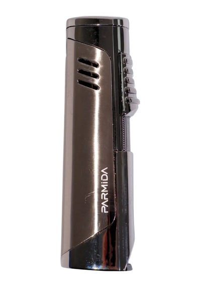 Parmida Üç Torch Pürmüz Gunmetal Delicili Metal Puro Çakmağı Tr10036