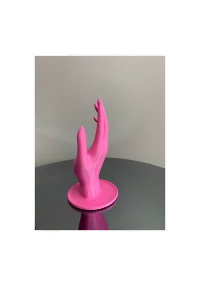 Pembe 4lü Set Dekoratif Takı Organizer Manken Standı Makyaj Mücevher Kolye Tasarım Sergi Yüzük