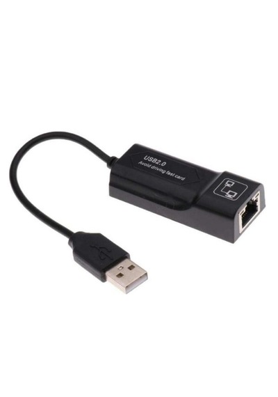 Usb 2.0 To Ethernet Rj45 Çevirici Adaptör 10/100 Mbps